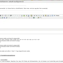 Drupal 7: Panel mit Benutzerdefiniertem Inhalt und TinyMCE WYSIWYG Editor