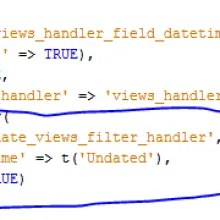 Drupal 7 custom date field filter handlers